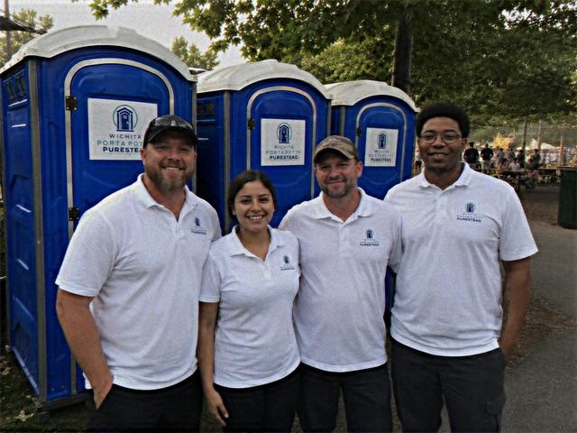 Wichita Porta Potty Purestead team